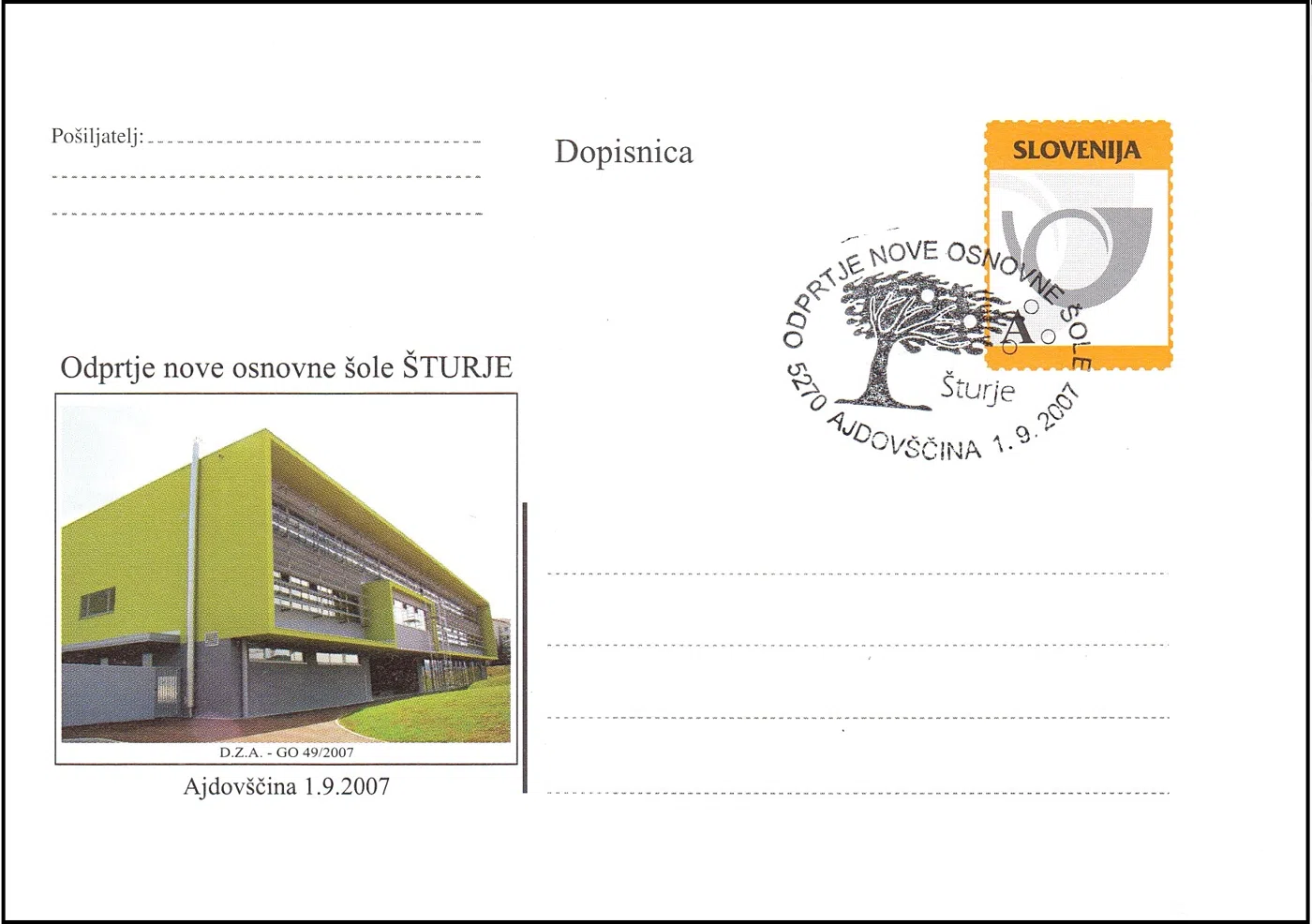 ODPRTJE NOVE OSNOVNE ŠOLE ŠTURJE
